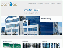 Tablet Screenshot of aconitas.com